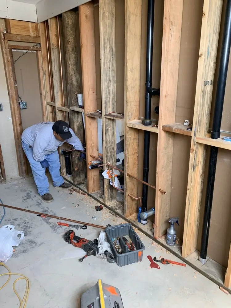 Commercial rough-in plumbing for Gas Line Repair in Brewerton